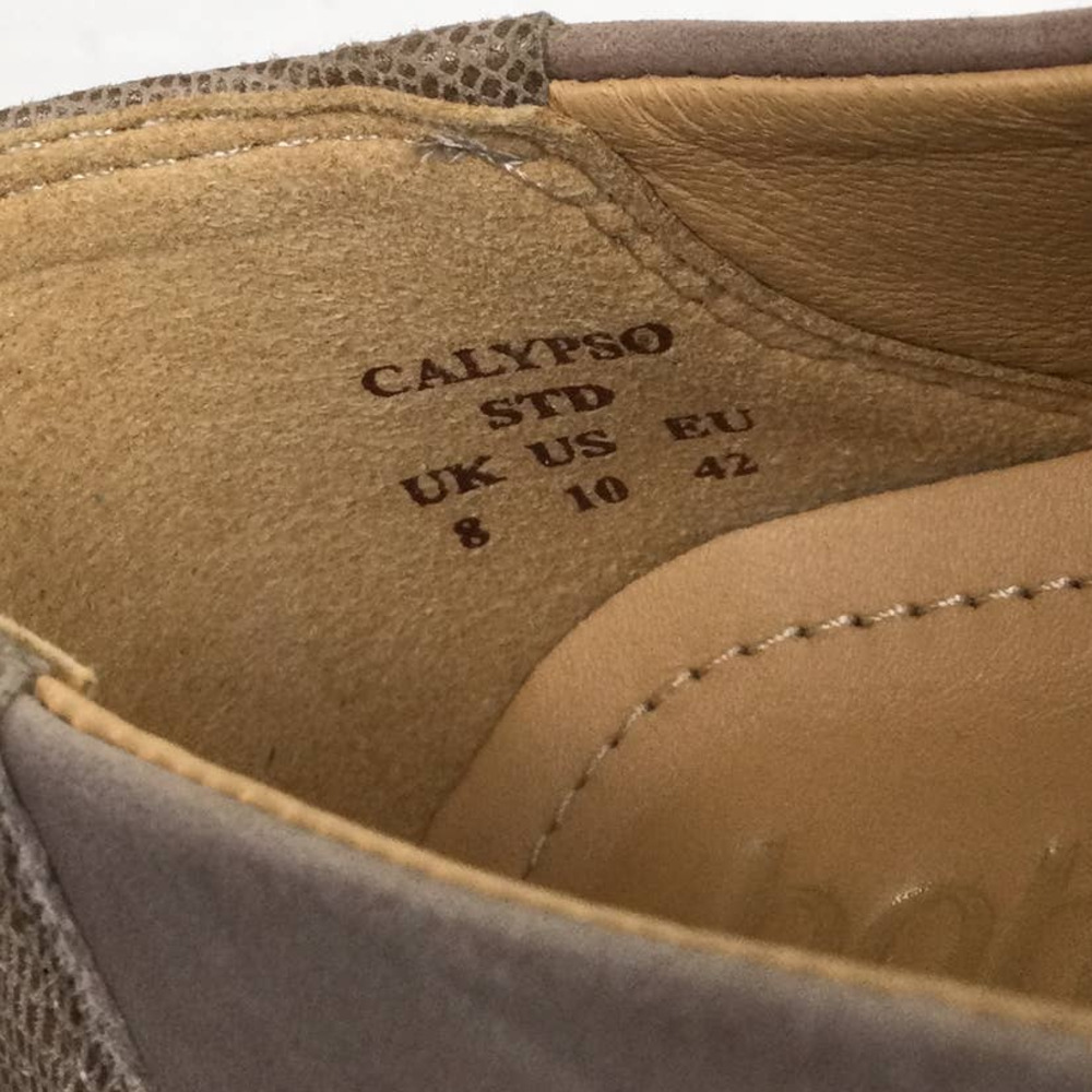 NEW Hotter Calypso Comfort Concept Tan Leather Slip On Square Toe Loafer 10 - Picture 11 of 14